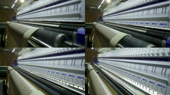 科技 工厂 机械化 织布机 高新技术