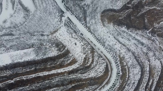 黄土坡雪景