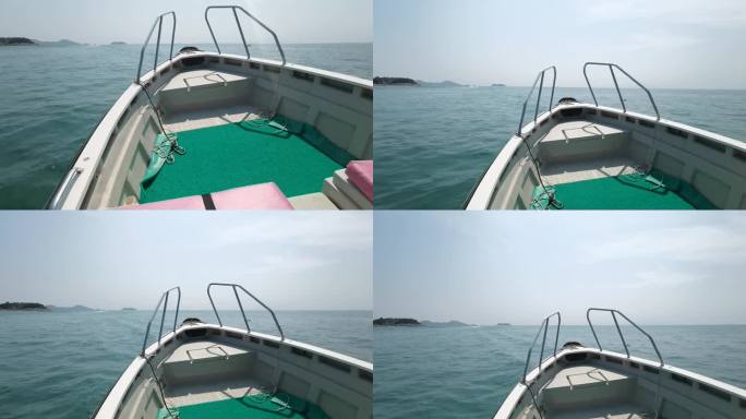 惠州双月湾  出海  小星山 小船