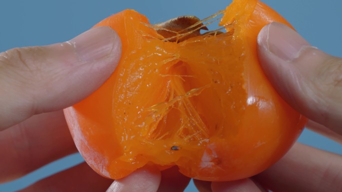柿子水果实拍