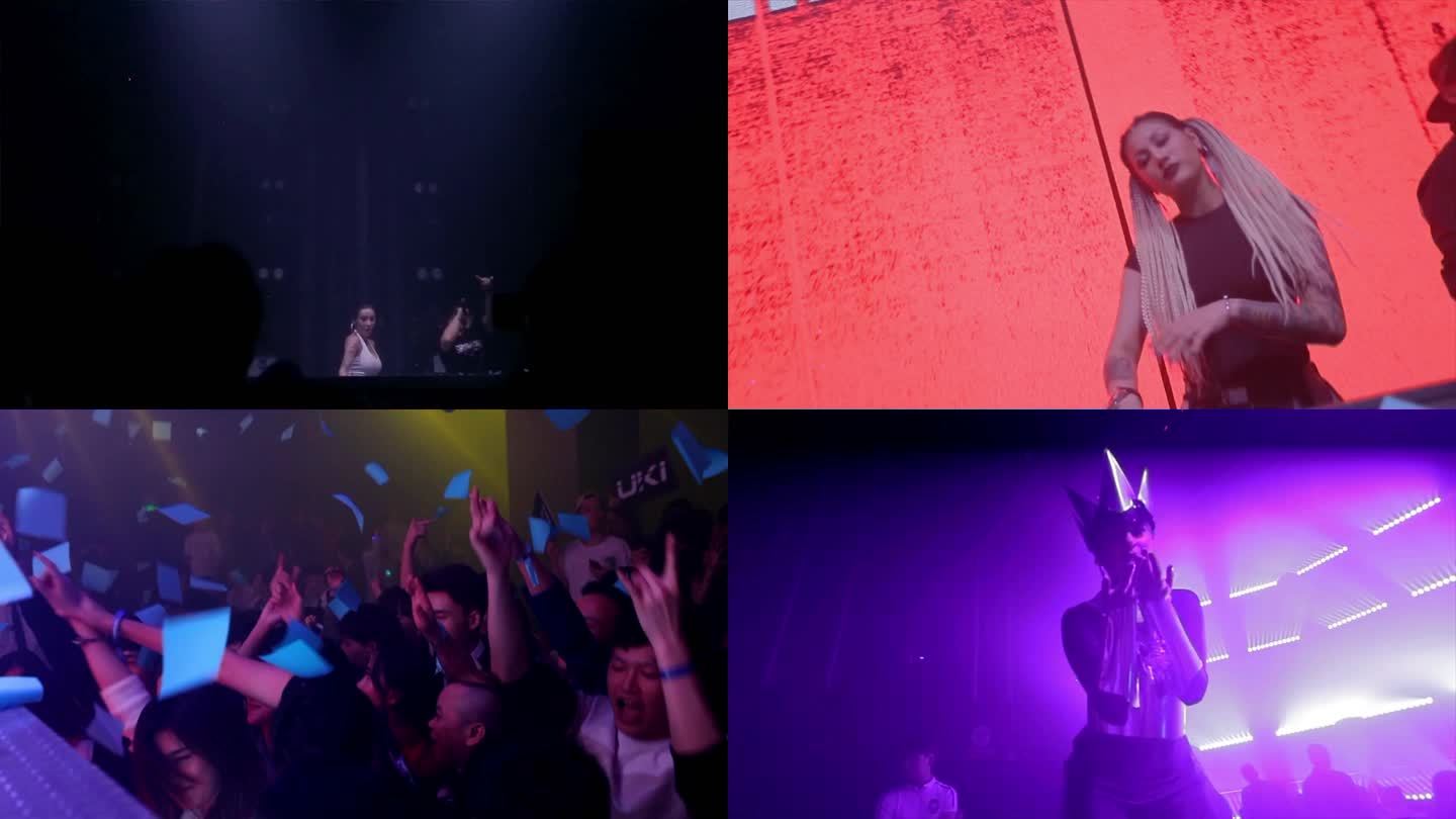 DJ在舞厅打碟-蓝牛仔影像-中国原创广告影像素材