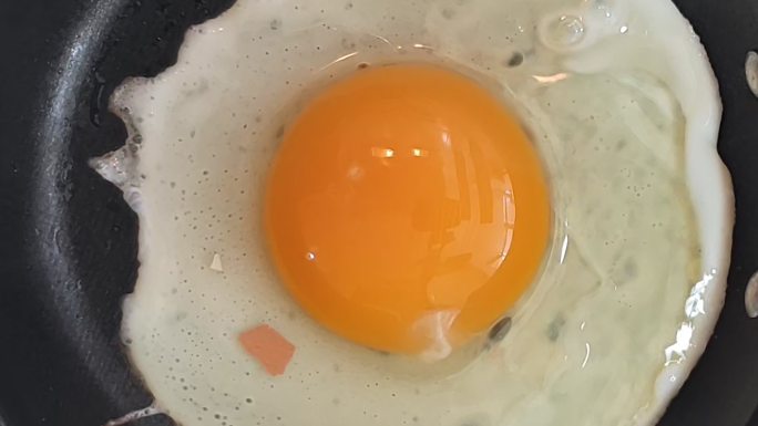 煎一个鸡蛋荷包蛋煎蛋早餐