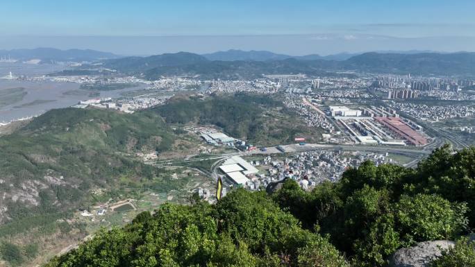 原创 福州五虎山闽侯城市风光航拍