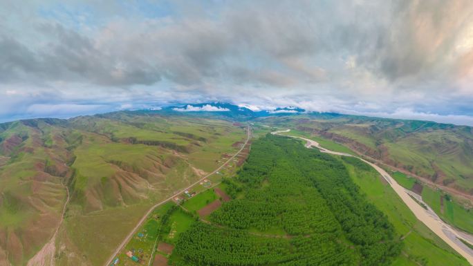 伊犁阔克苏大峡谷720VR全景视频