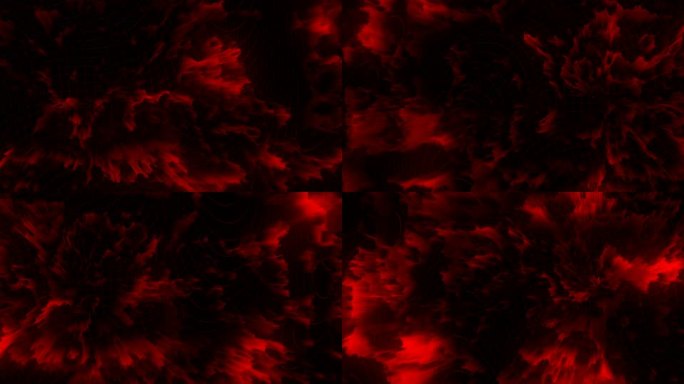 【超清8K】抽象艺术红色像素循环背景06