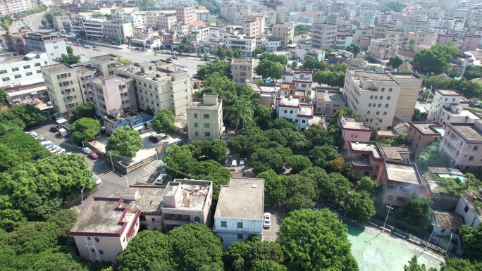 【正版素材】深圳坪山区坑梓街道全景