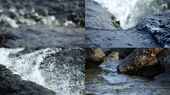 溪水溪流清澈的泉水山泉水流