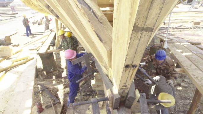 造船厂 船只建造 工程建设 建筑工地