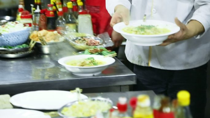 饭店后厨 美食制作 美食展示 精致摆盘