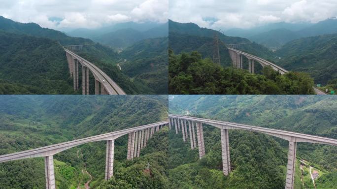 雅西高速“亚洲第一高墩” 腊八斤特大桥