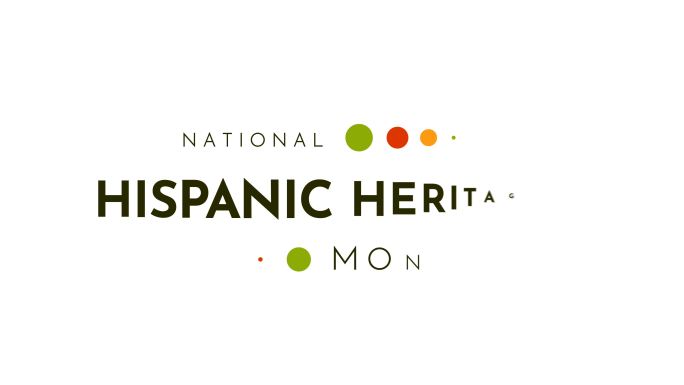 国家西班牙裔遗产月卡，背景。4k动画