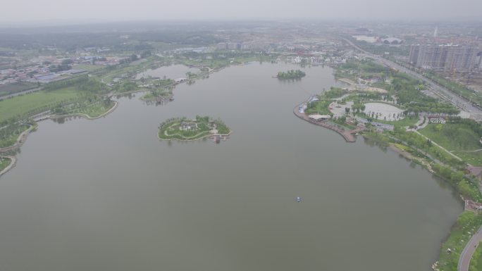 航拍梅河口海龙湖-HLG