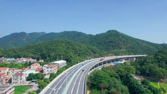 盘山路村村通山区高速中国基建