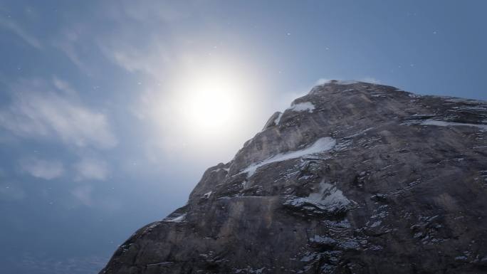 冰山雪山暴风雪