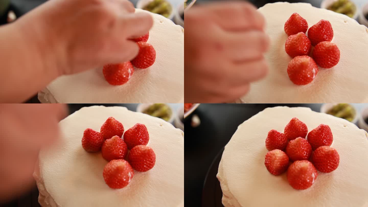 水果蛋糕制作 蛋糕粉 鸡蛋 蛋奶 配料