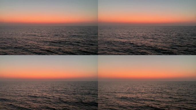 大海平面红日出东方超清4K视频霞光素材