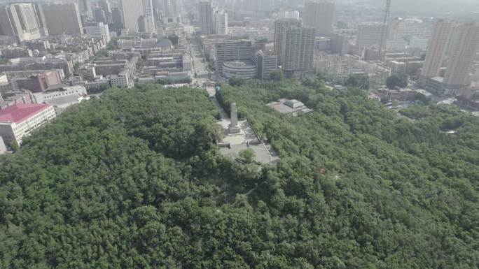 航拍鞍山烈士山公园-HLG