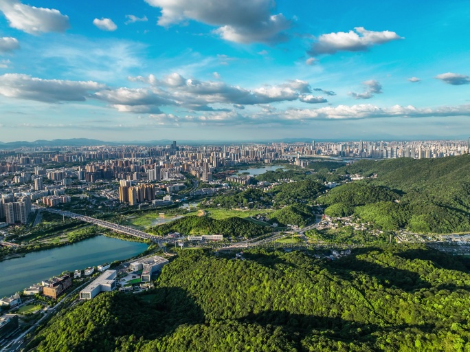 长沙湘江新区航拍大景