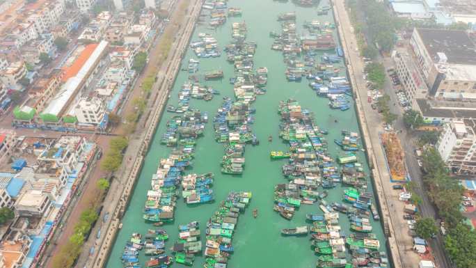 4k延时广西防城港北海船