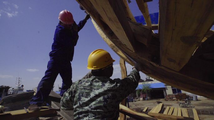 造船厂 船只建造 工程建设 建筑工地