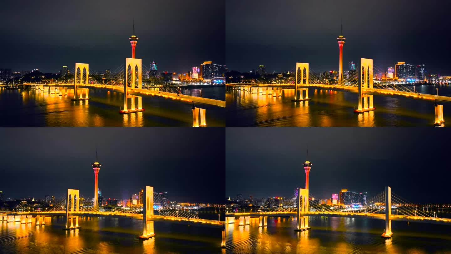 珠海西湾大桥航拍【4K】