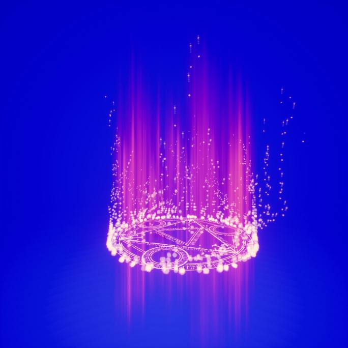 高级魔法阵P（4k_合成可以抠蓝处理）