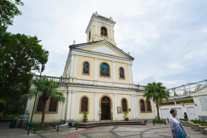 澳门龙环葡韵教堂澳门旅游景点