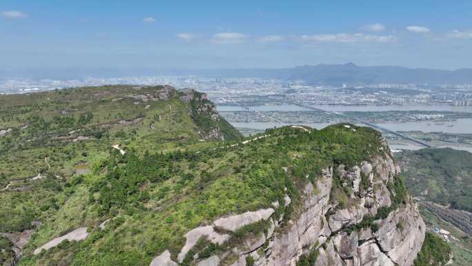 原创 福州五虎山乌龙江城市自然风光航拍