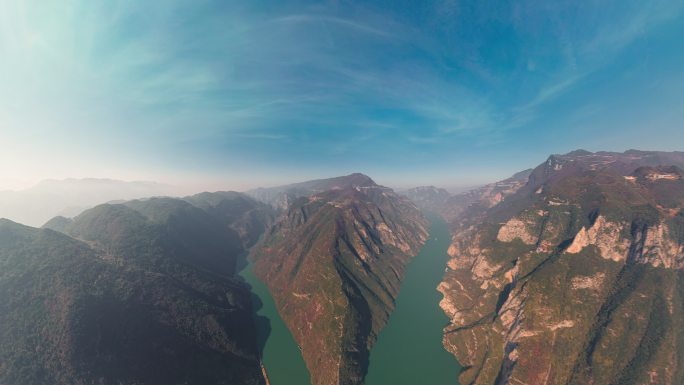 重庆长江巫峡神女峰720VR全景视频