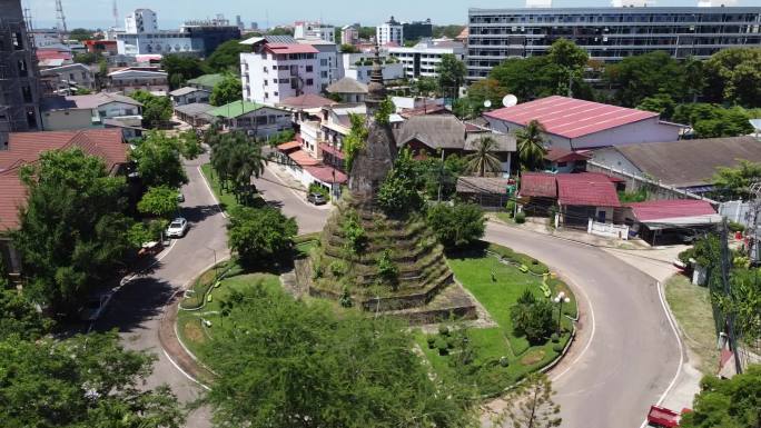 老挝首都万象黑塔