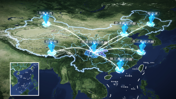 成渝双城经济圈科技地图