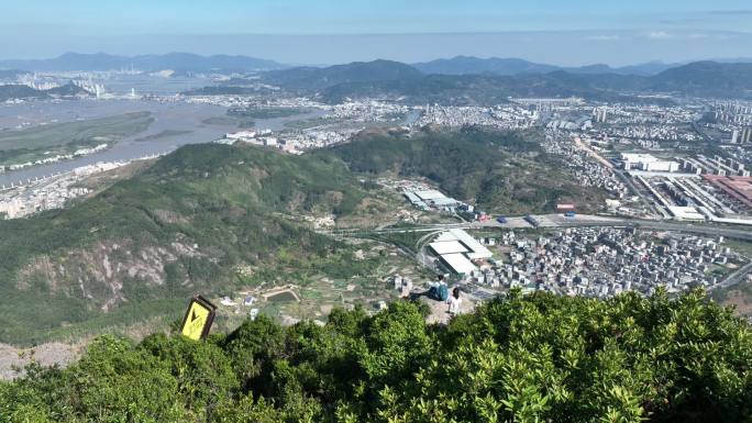 原创 福州五虎山闽侯城市风光航拍