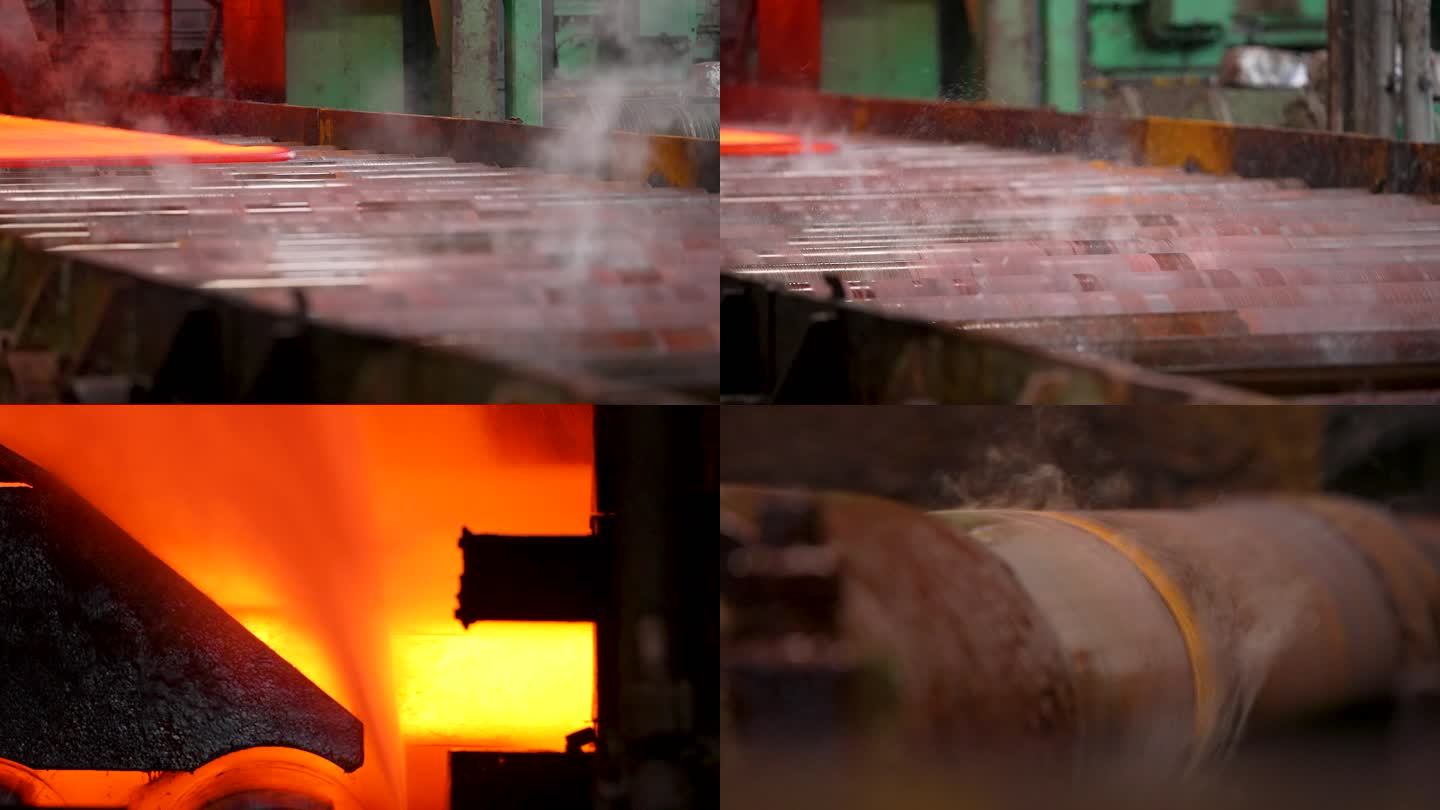 钢铁厂钢铁钢板炼造生产过程