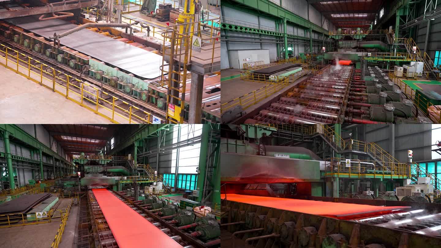 钢铁厂钢铁钢板炼造生产过程10