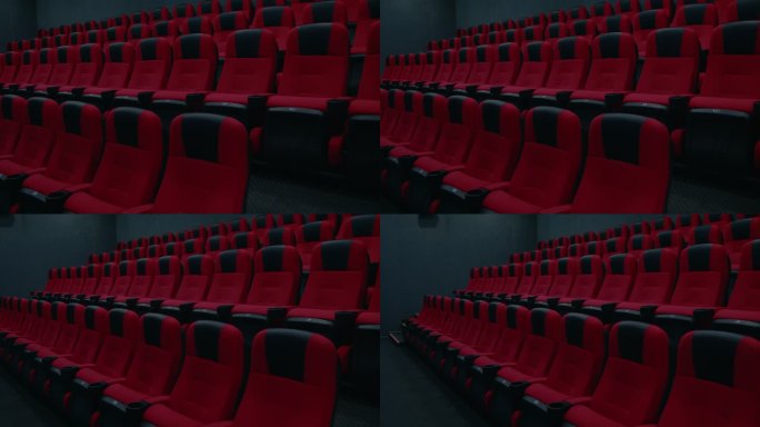 空的电影院座位室内看电影空无一人