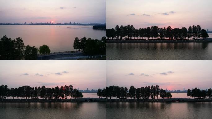 东湖日落