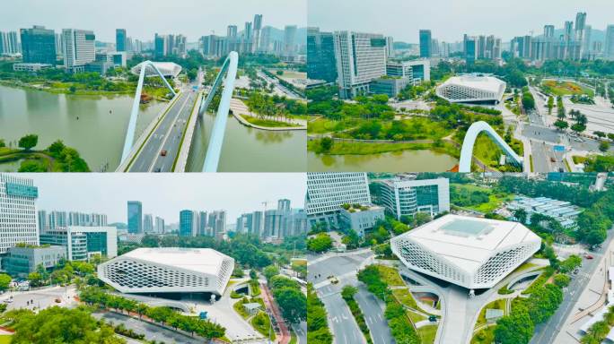 广州南沙图书馆最新蕉门河桥改革开放成果