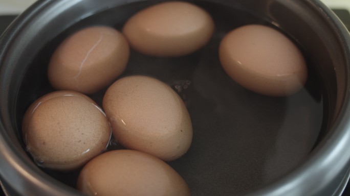 SLO MO锅里煮鸡蛋