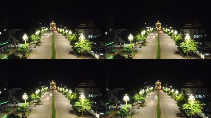 老挝首都万象凯旋门