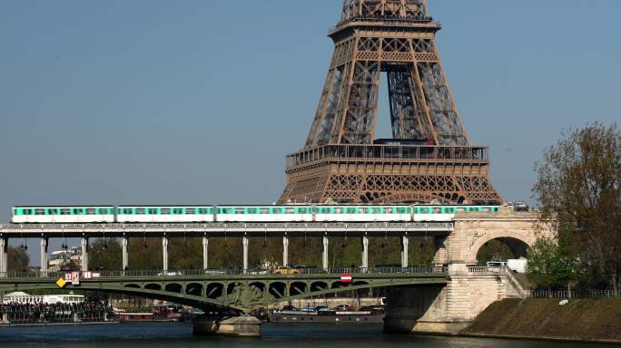 埃菲尔铁塔地铁埃菲尔铁塔地铁法国风景地标