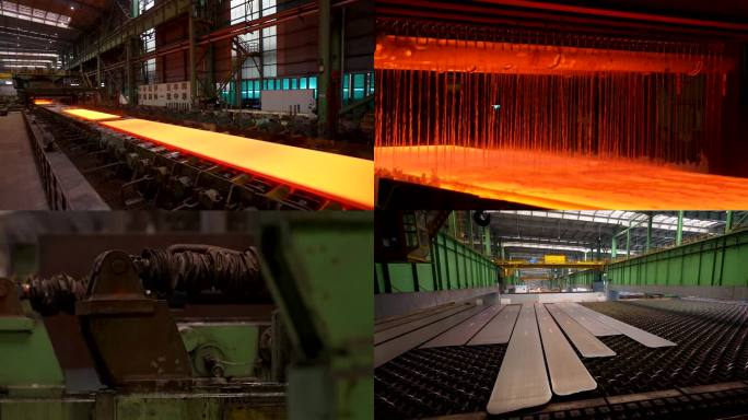 钢铁厂钢铁钢板炼造生产流水线合集8