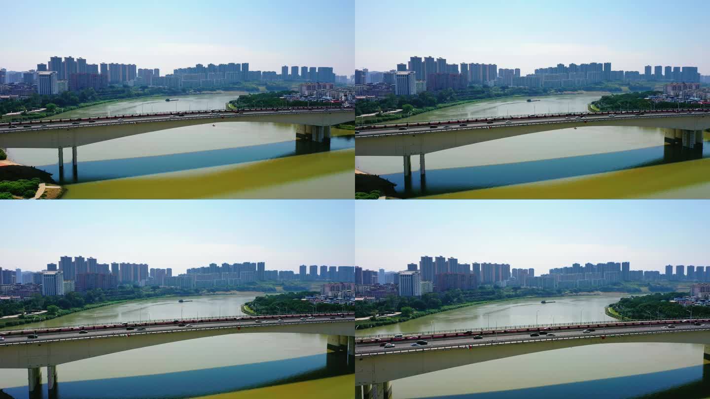 【4K航拍】南宁网红大桥 葫芦鼎大桥