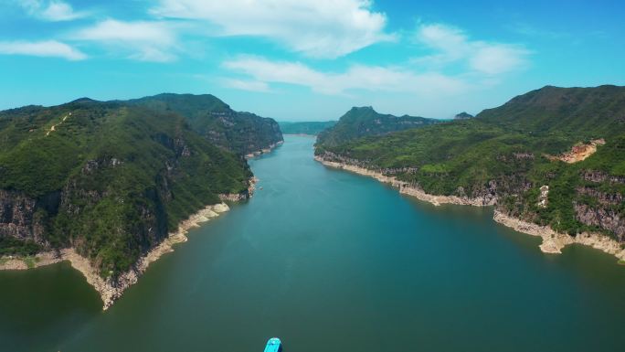 济源黄河三峡游轮风光