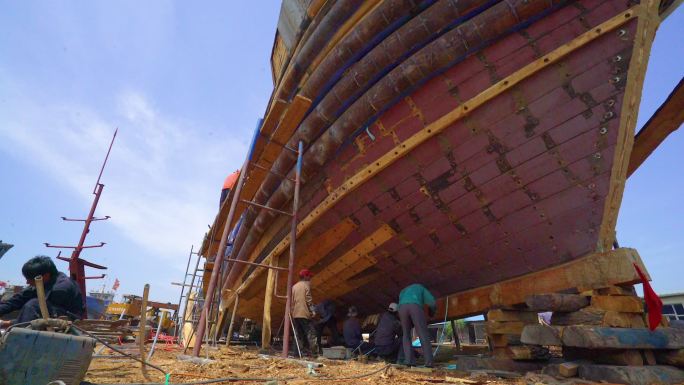 造船厂 船只建造 工程建设 建筑工地