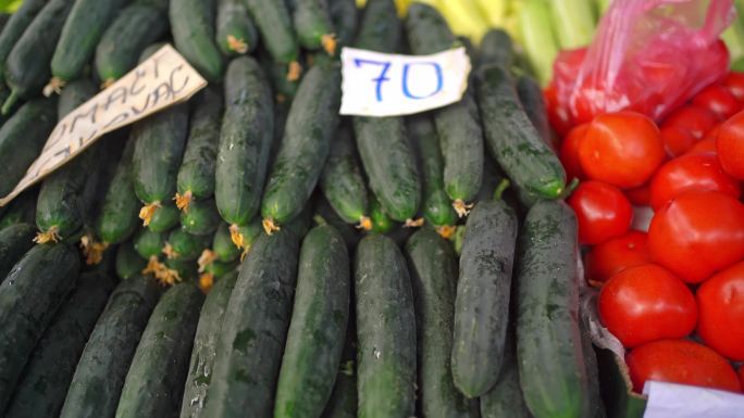 市场上的蔬菜菜市场国外外国