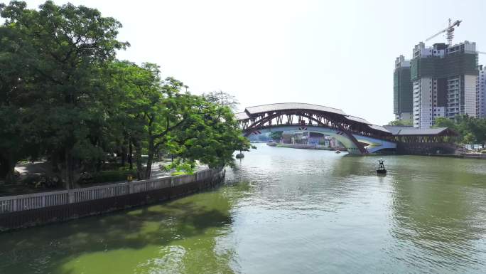 原创佛山里水大湾区城市风光素材