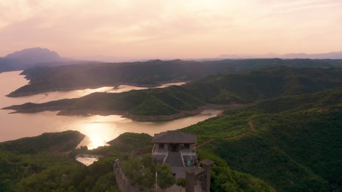 济源黄河三峡日落