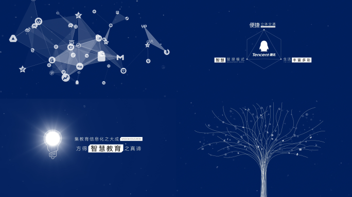 MG点线面可互联网科技企业演绎虚拟产品