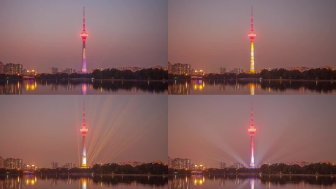 北京中央电视塔灯光秀