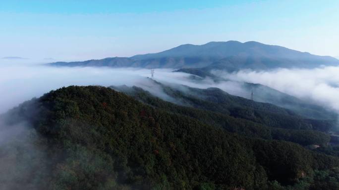 云海高压线铁塔